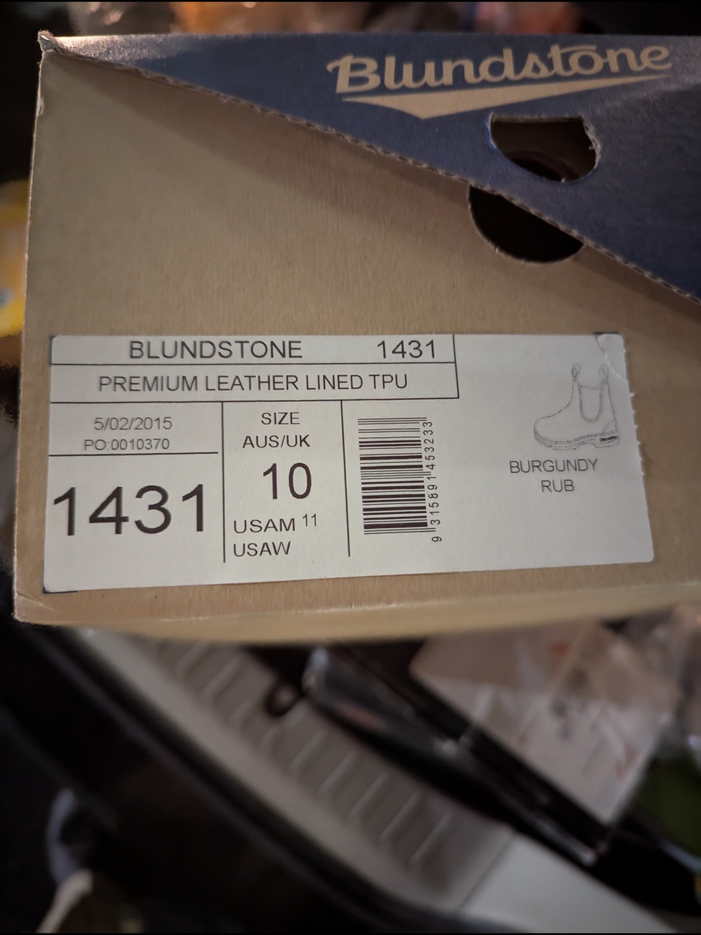 Blundstone Chelsea 1431 Boots Burgundy Red